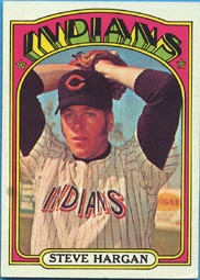 1972 Topps Baseball Cards      615     Steve Hargan
